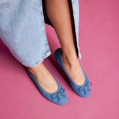 Josefina Damen Ballerinas Denim