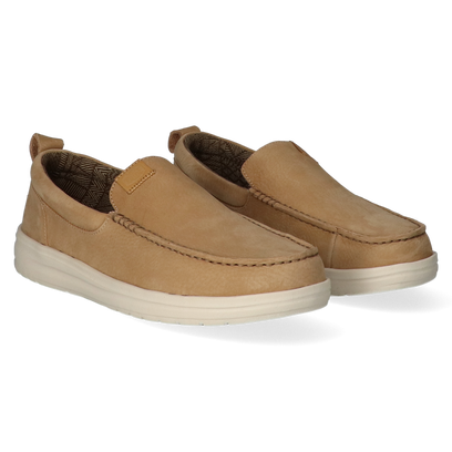 Wally Grip Herren Mokassins Tan