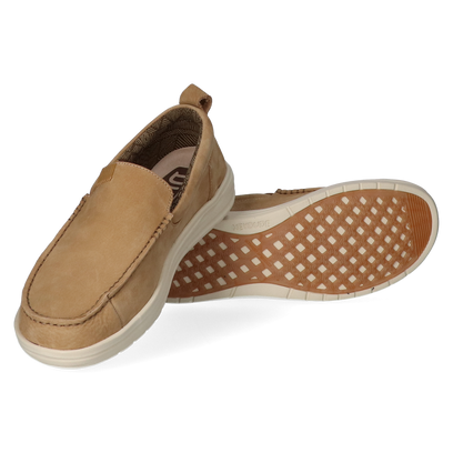 Wally Grip Herren Mokassins Tan