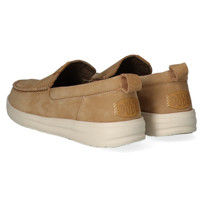 Wally Grip Herren Mokassins Tan
