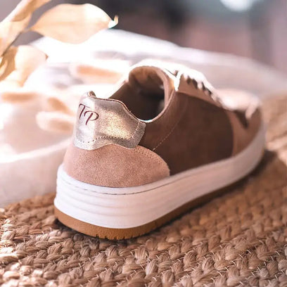 Aina Damen Leder-Sneaker Cuiro