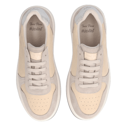 Aina Damen Leder-Sneaker Gris