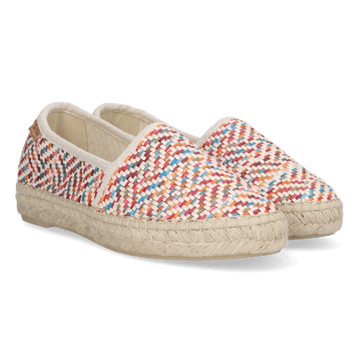 Alma-MS Damen Raffia-Espadrilles Multi