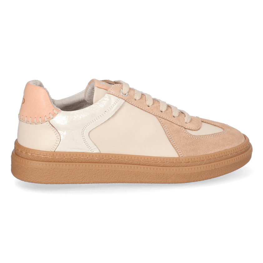 Aurea Damen Leder-Sneaker Crema