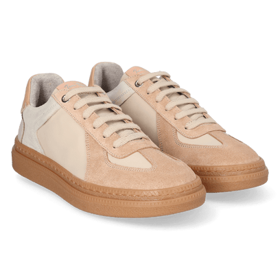 Aurea Damen Leder-Sneaker Crema