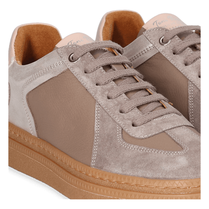 Aurea Damen Leder-Sneaker Taupe