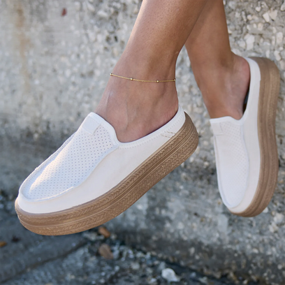 Austin Lift Espadrille Woven Damen Slip-ons Egret