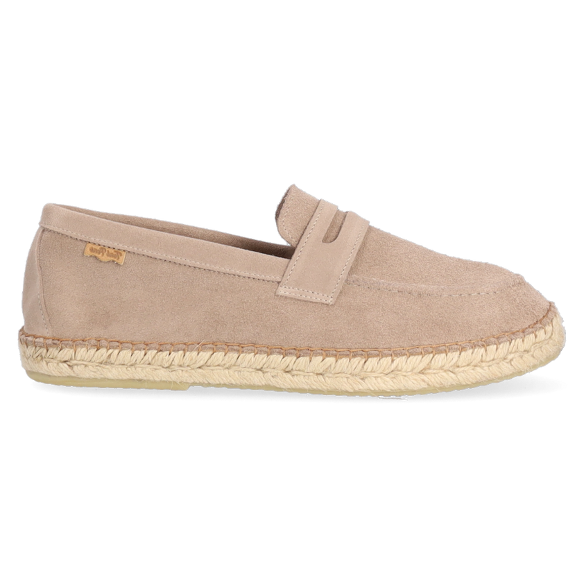 Benet Herren Wildleder-Espadrilles Gris