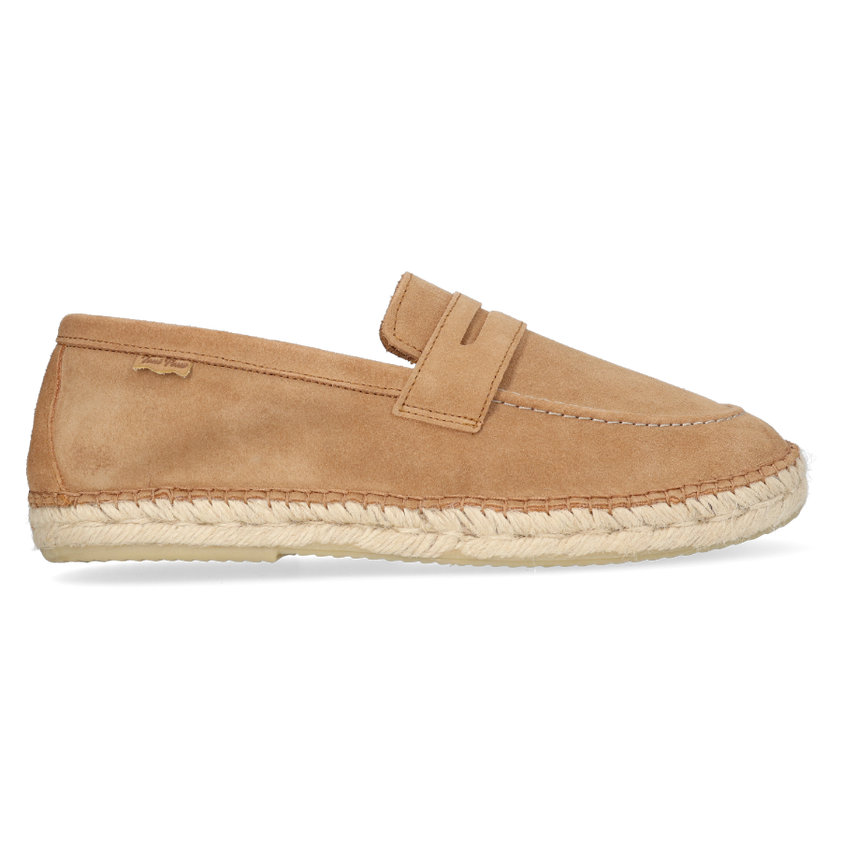 Benet Herren Wildleder-Espadrilles Camel