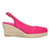 Bremen-5A Damen Espadrilles Fuchsia