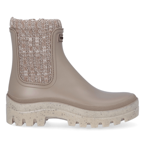 Camos Damen Chelsea Regenstiefeletten Taupe Camos Damen Chelsea Regenstiefeletten Taupe