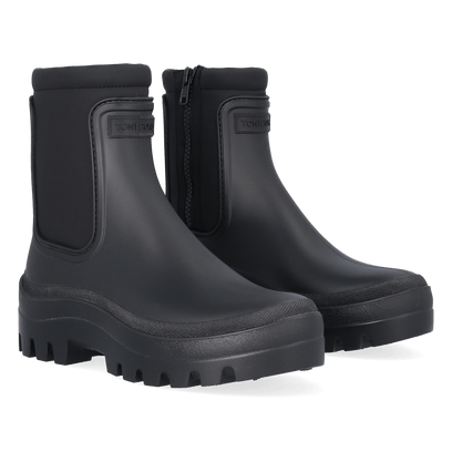 Cascais Damen Chelsea Regenstiefel Negre