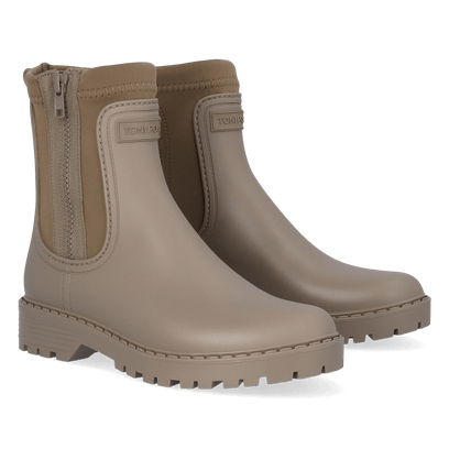 Clais Damen Regenstiefel Taupe