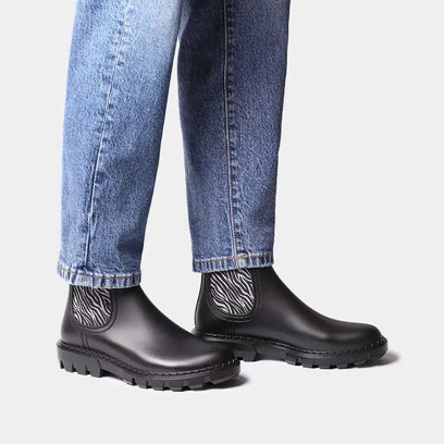 Clayton Damen Regenstiefel Zebra