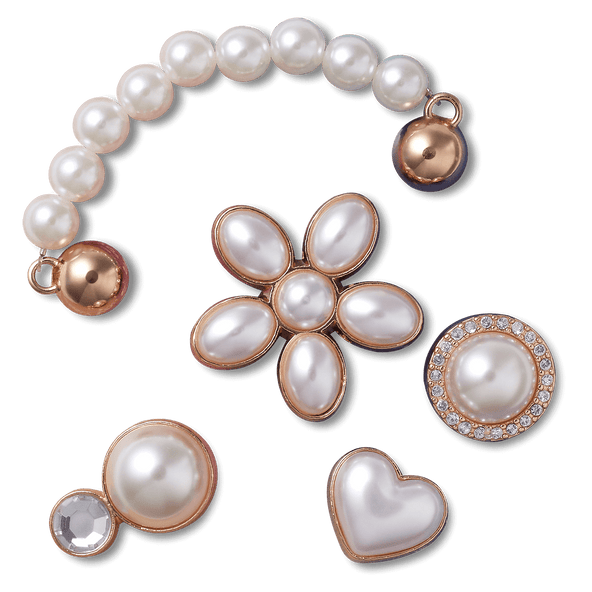 Dainty Pearl Jewelry Jibbitz 5-Pack Dainty Pearl Jewelry Jibbitz 5-Pack
