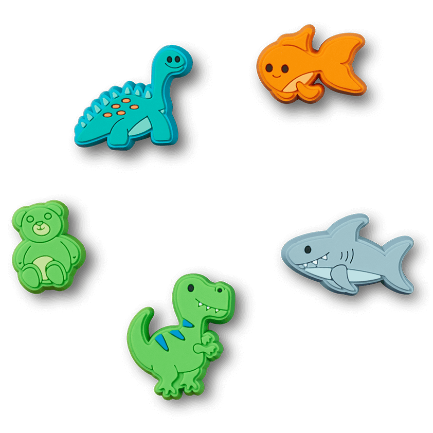 Cartoon Animal Jibbitz 5-Pack