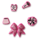 Cheerleading Jibbitz 5-Pack