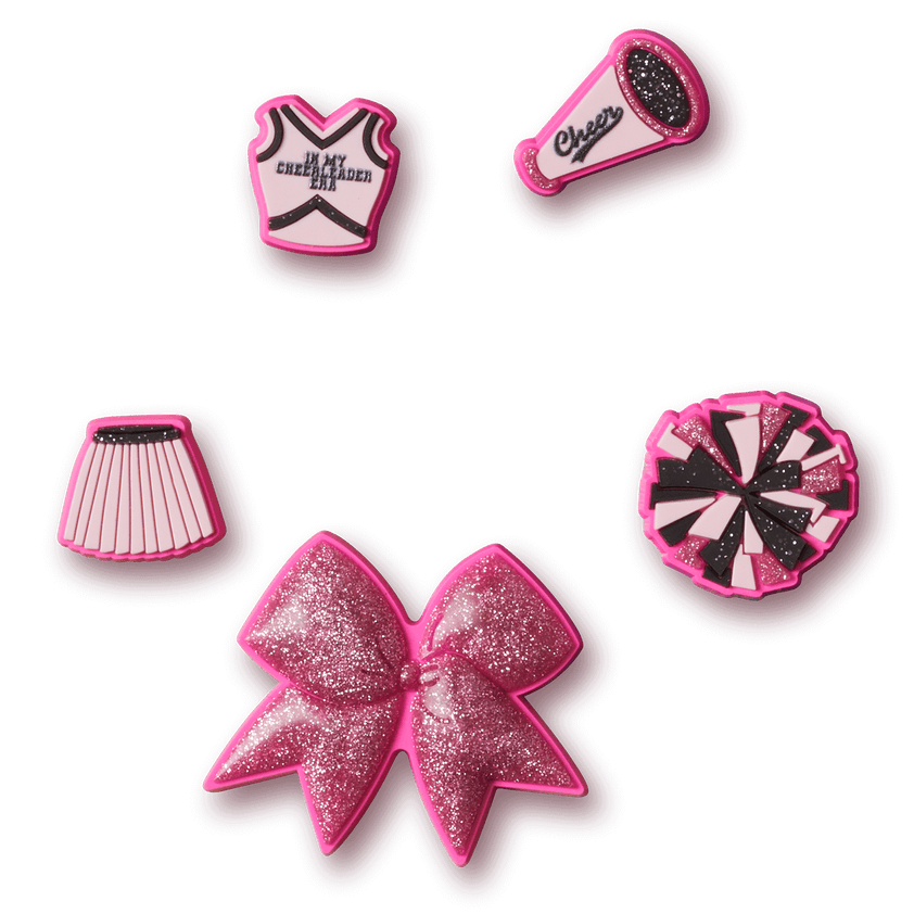 Cheerleading Jibbitz 5-Pack