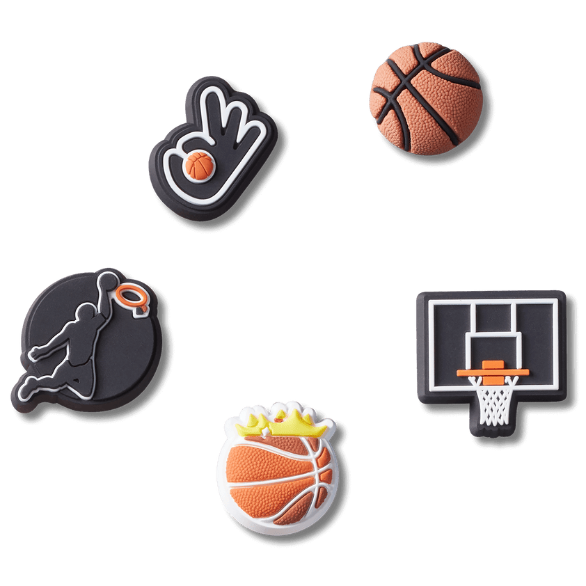 Basketball Team Jibbitz 5-Pack
