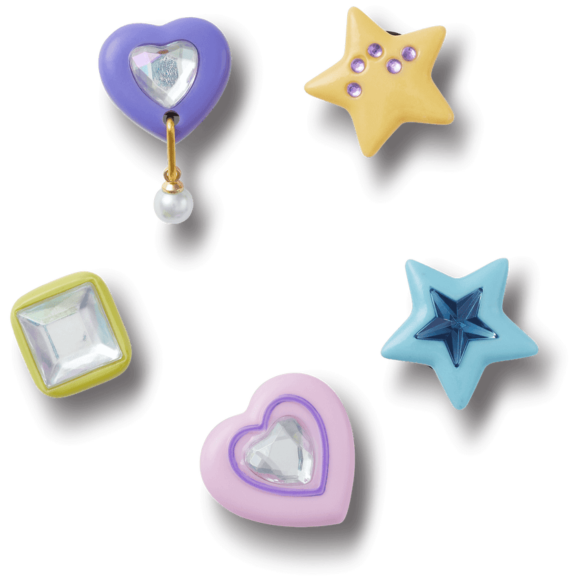 Dazzling Gems Jibbitz 5-Pack