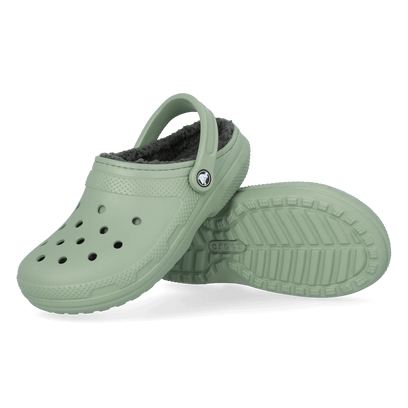 Classic Lined Clog Moss/Multi