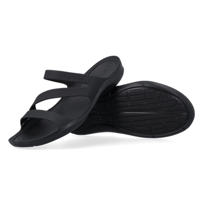 Swiftwater Damen Badesandalen Black/Black
