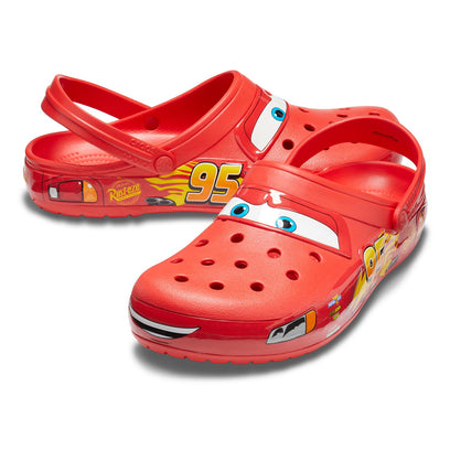 Crocslights Lightning Mcqueen Herren Clogs Red