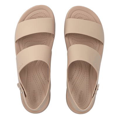 Brooklyn Low Wedge Damen Sandalen Latte/Mushroom