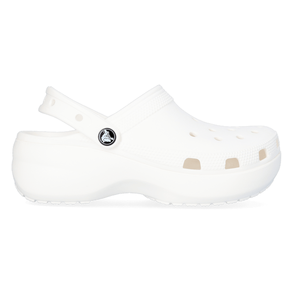 Classic Platform Clogs White Classic Platform Clogs White