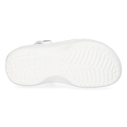 Classic Platform Clogs White