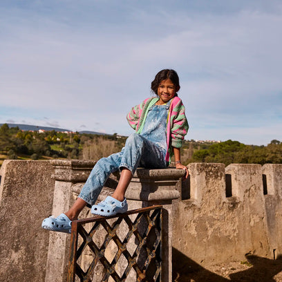 Classic Clogs Kids Blue Calcite