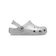 Classic Glitter Clogs Kids Silver