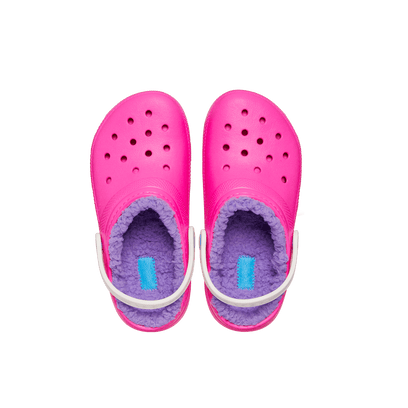 Classic Lined Clog Toddler Pink Crush/Multi