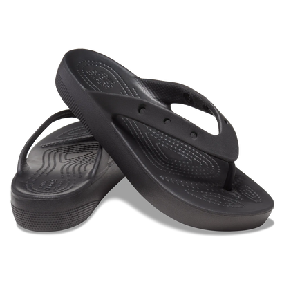 Classic Platform Flip Zehentrenner Black