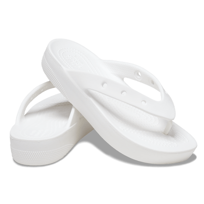 Classic Platform Flip Zehentrenner White