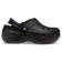 Classic Platform Lined Clogs Black
