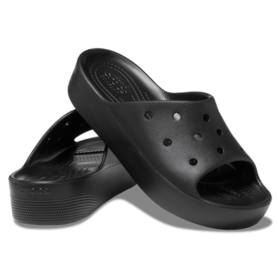 Classic Platform Flip Pantoletten Black