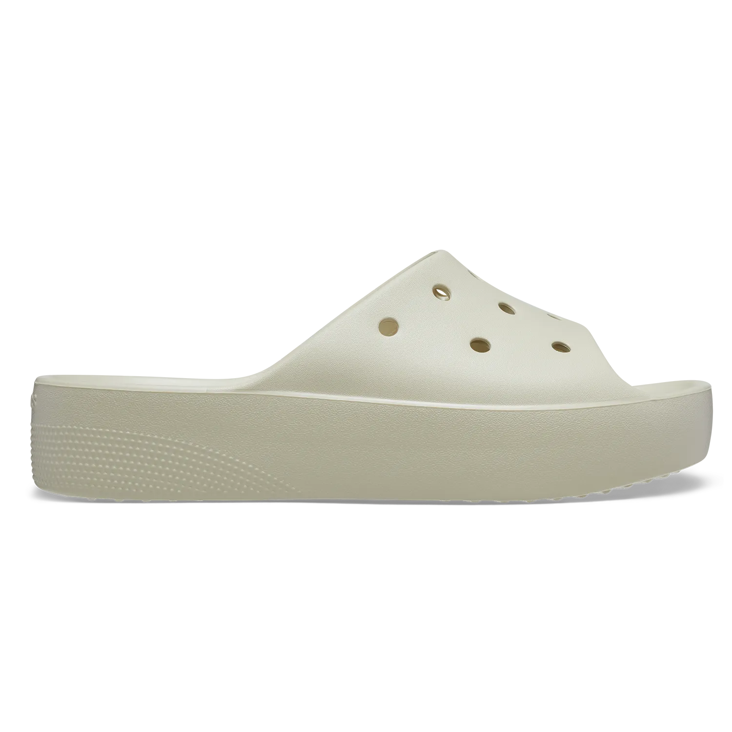 Classic Platform Slide Damen Pantoletten Bone CR208180 2Y2 Crocs Bartogi Deutschland