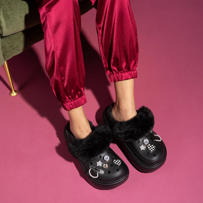 Stomp Lined Clogs Black