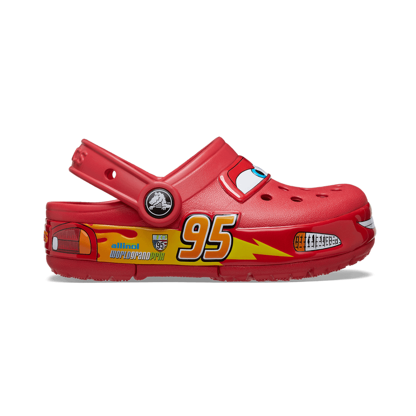 Crocband Lightning Mcqueen Kids Clogs Red
