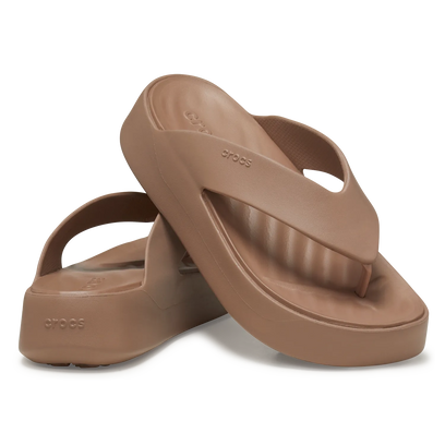 Getaway Platform Flip Zehentrenner Latte