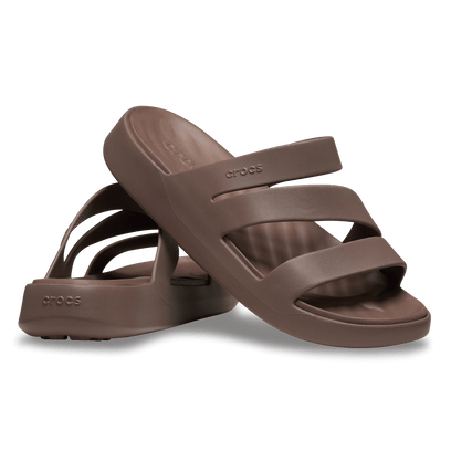 Getaway Strappy Pantoletten Truffle