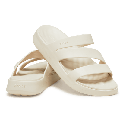 Getaway Strappy Pantoletten Stucco