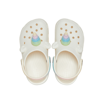 Classic I AM Rainbow Unicorn Clogs Toddler Chalk