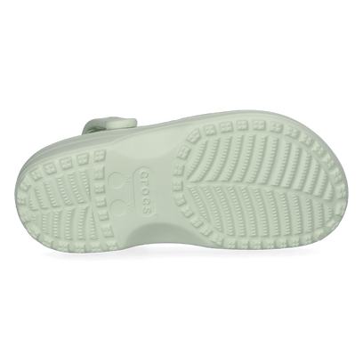 Classic Floral Cut Out Clogs Jade Tint