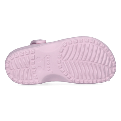 Classic Floral Cut Out Clogs Pink Milk