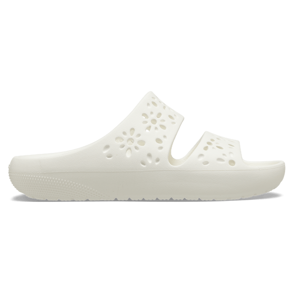 Classic Floral Cut Out Pantoletten Chalk Classic Floral Cut Out Pantoletten Chalk