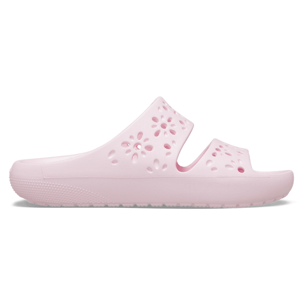 Classic Floral Cut Out Pantoletten Pink Milk Classic Floral Cut Out Pantoletten Pink Milk