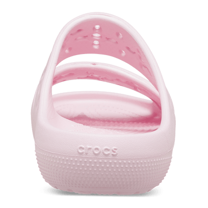 Classic Floral Cut Out Pantoletten Pink Milk