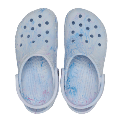 Classic Watercolor Marbed Clogs Oxygen Swirl